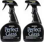 Hope's Perfect Glass Cleaner Spray, Streak-free, Ammonia-Free Window, Mirror, Screen, Tinted Glass, and Shower Door Cleaner, Indoor and Outdoor