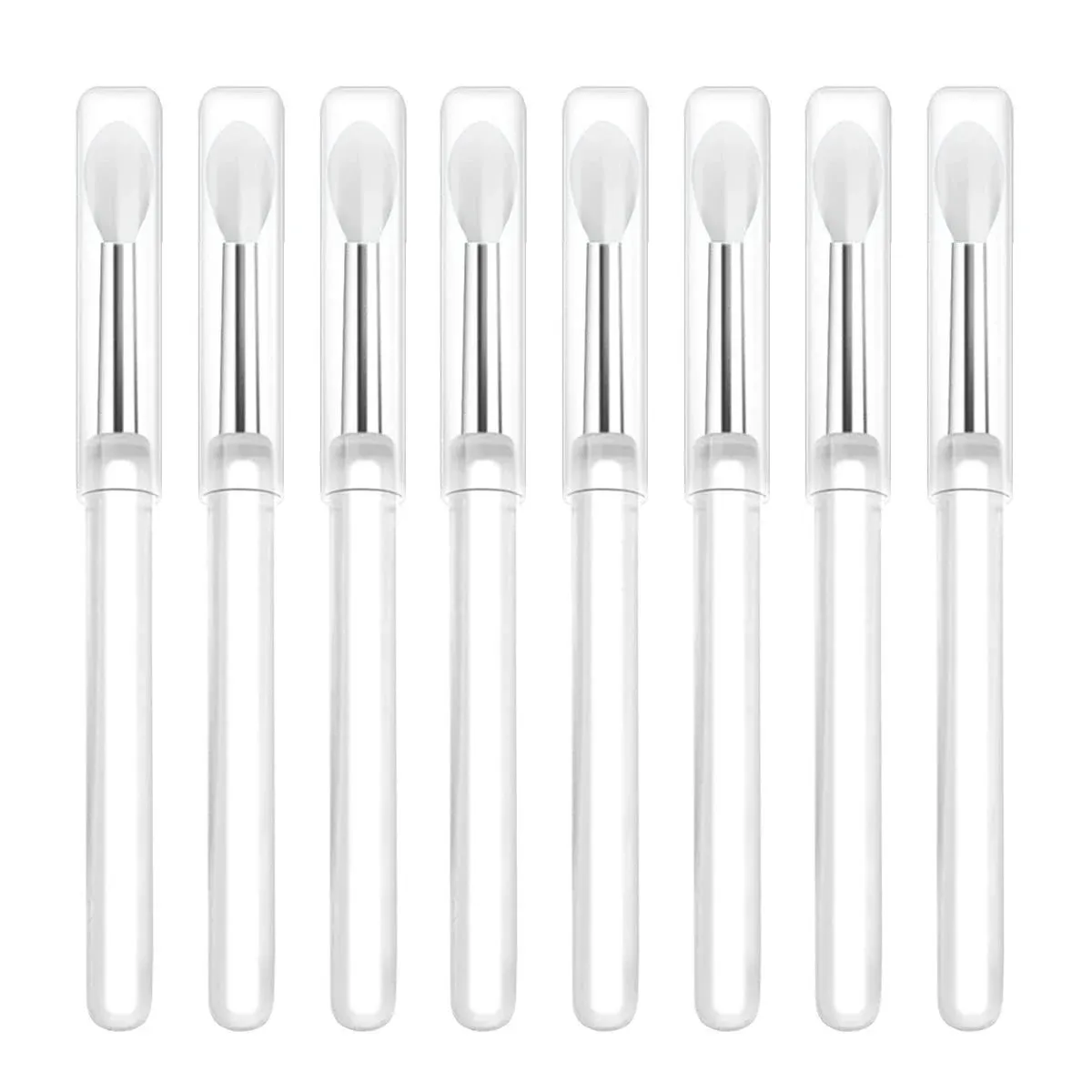 Lormay Silicone Lip Brushes with Transparent Handles and Caps. Perfect Tools for ...