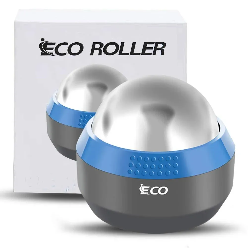 iECO Cryosphere Cold Massage Roller Ball - Massage Ball for Cold & Heat Relief, Myofascial Release, Trigger Point Therapy, Muscle Knots - Deep Tissue Ice Massager