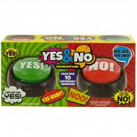 Bulk Buys Talking Yes & No Buzzer Buttons