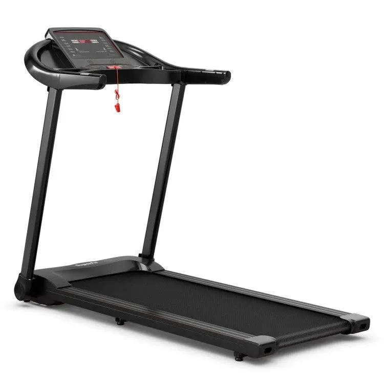 2.25HP Electric Folding Treadmill W/HD LED Display APP Control Speaker