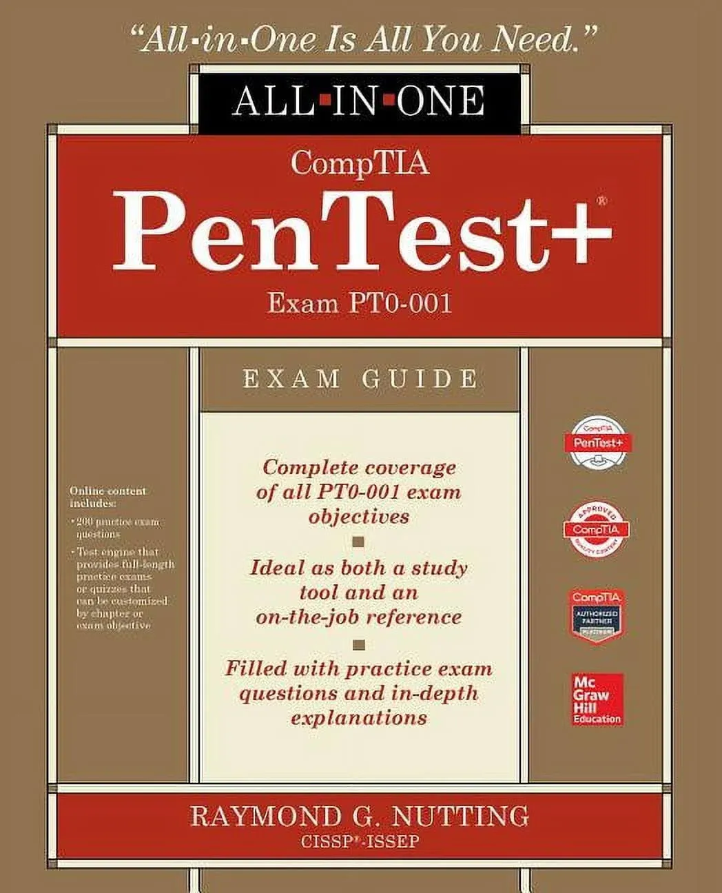 COMPTIA PENTEST+ CERTIFICATION ALL-IN-ONE EXAM GUIDE, EXAM PT0-001 - NEW BOOK