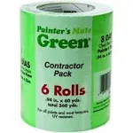 Shurtech Painter's Mate Green Painter's Tape - 6 rolls 