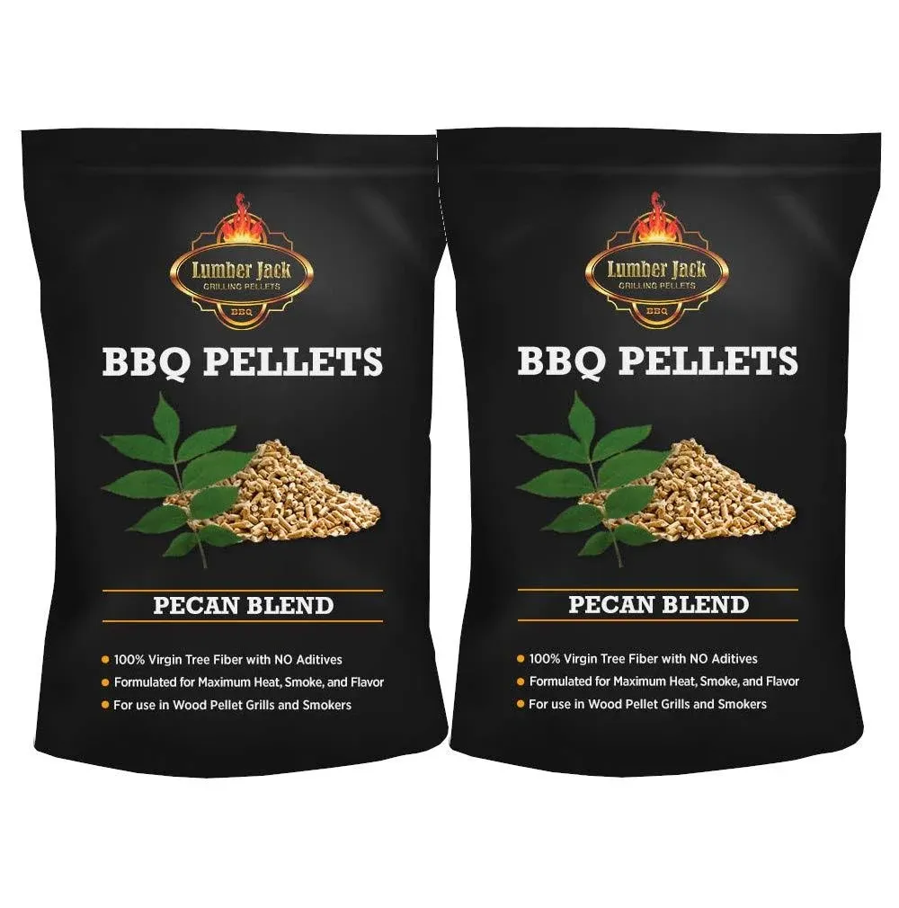 Lumber Jack100 Percent Hickory BBQ Grilling Pellets 40 LB Bag