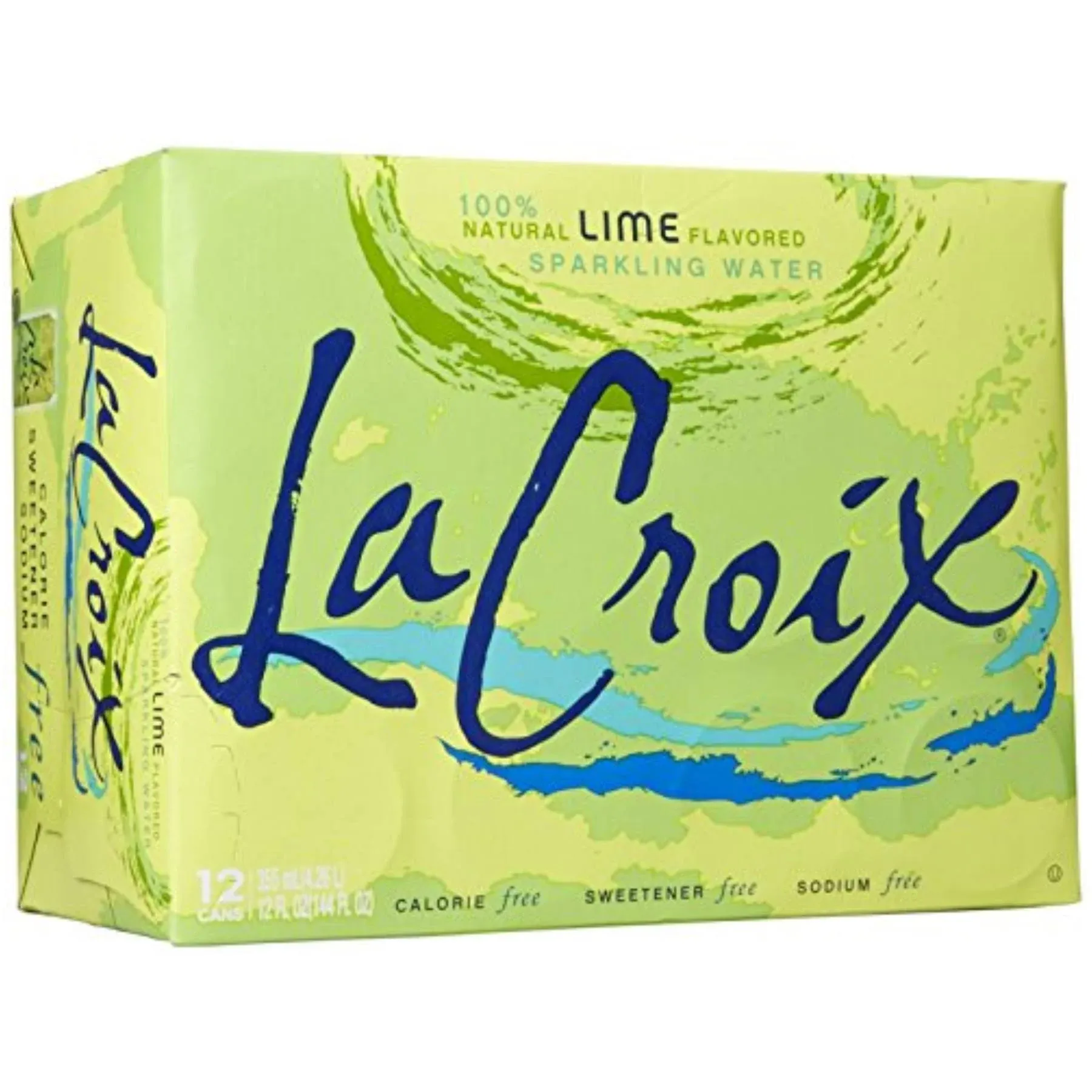 La Croix Sparkling Water, Lime - 24 pack, 12 fl oz cans