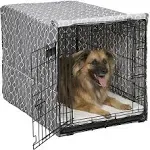 Midwest QuietTime Defender Covella Dog Crate Cover Gray