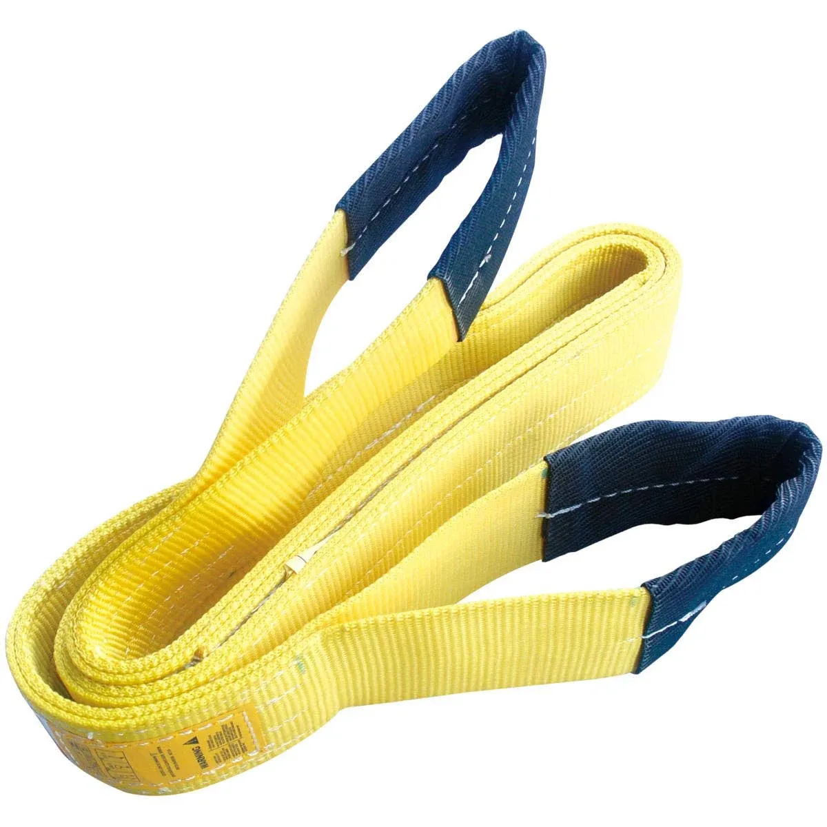 3" x 20' Nylon Lifting Sling Lifting Tow Strap Eye & Eye 2 Ply N2P3X20