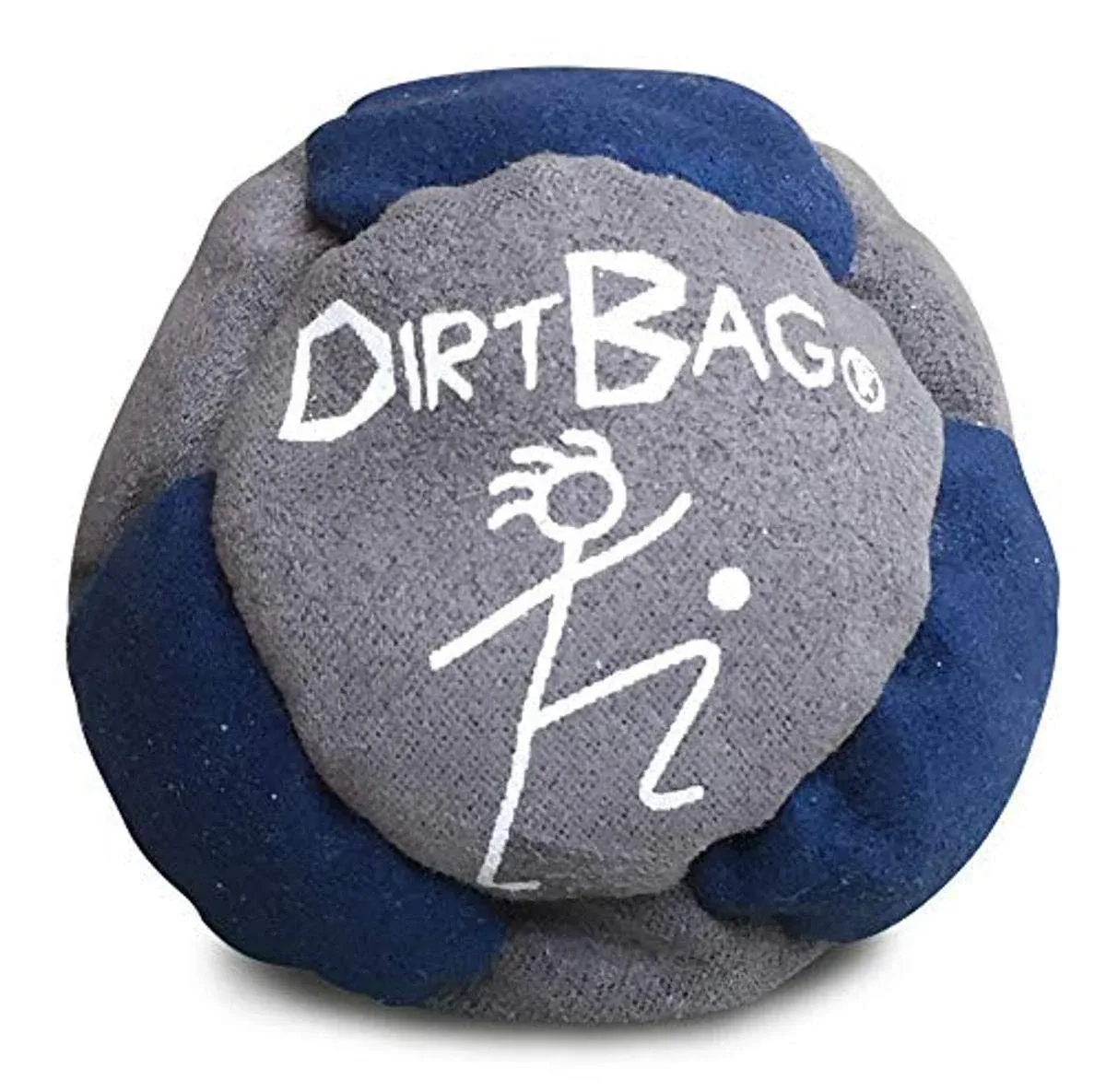 World Footbag Dirtbag Hacky Sack Footbag, Navy/Grey