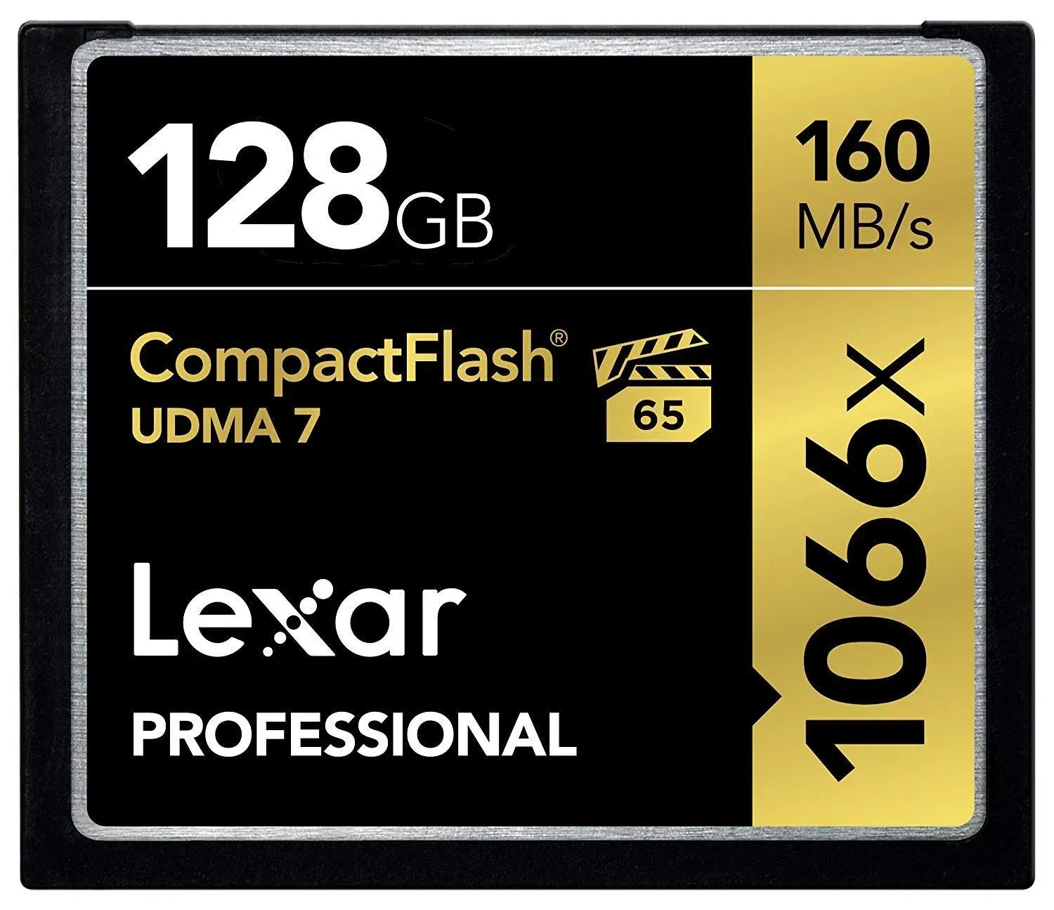 Professional 1066X 128GB Compactflash Card, up to 160Mb/S Read, for Professional