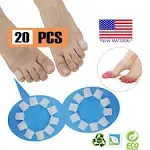 Pnrskter Gel Toe Protectors Open Toe Sleeves Toe Tubes Toe Caps (20 Pcs)new Material Great for Bunion Blisters Corns Hammer Toes Toenails Loss Frictio