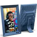 Lola Smart Digital Picture Frame 8 inch, Share Moments Instantly Blueberry