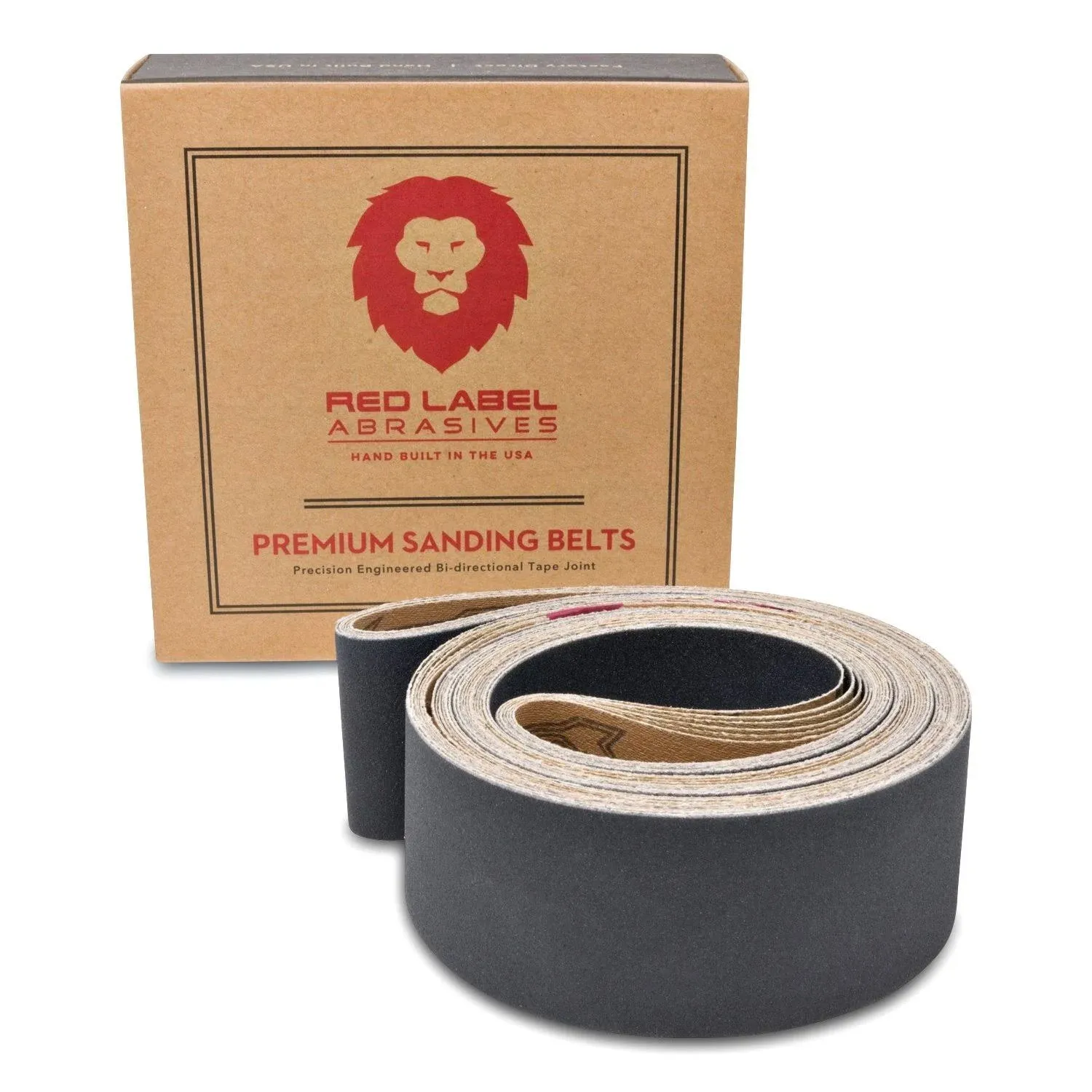 Red Label Abrasives 2 x 72 inch Silicon Carbide Fine Grit Sanding Belts 220, 320 ...