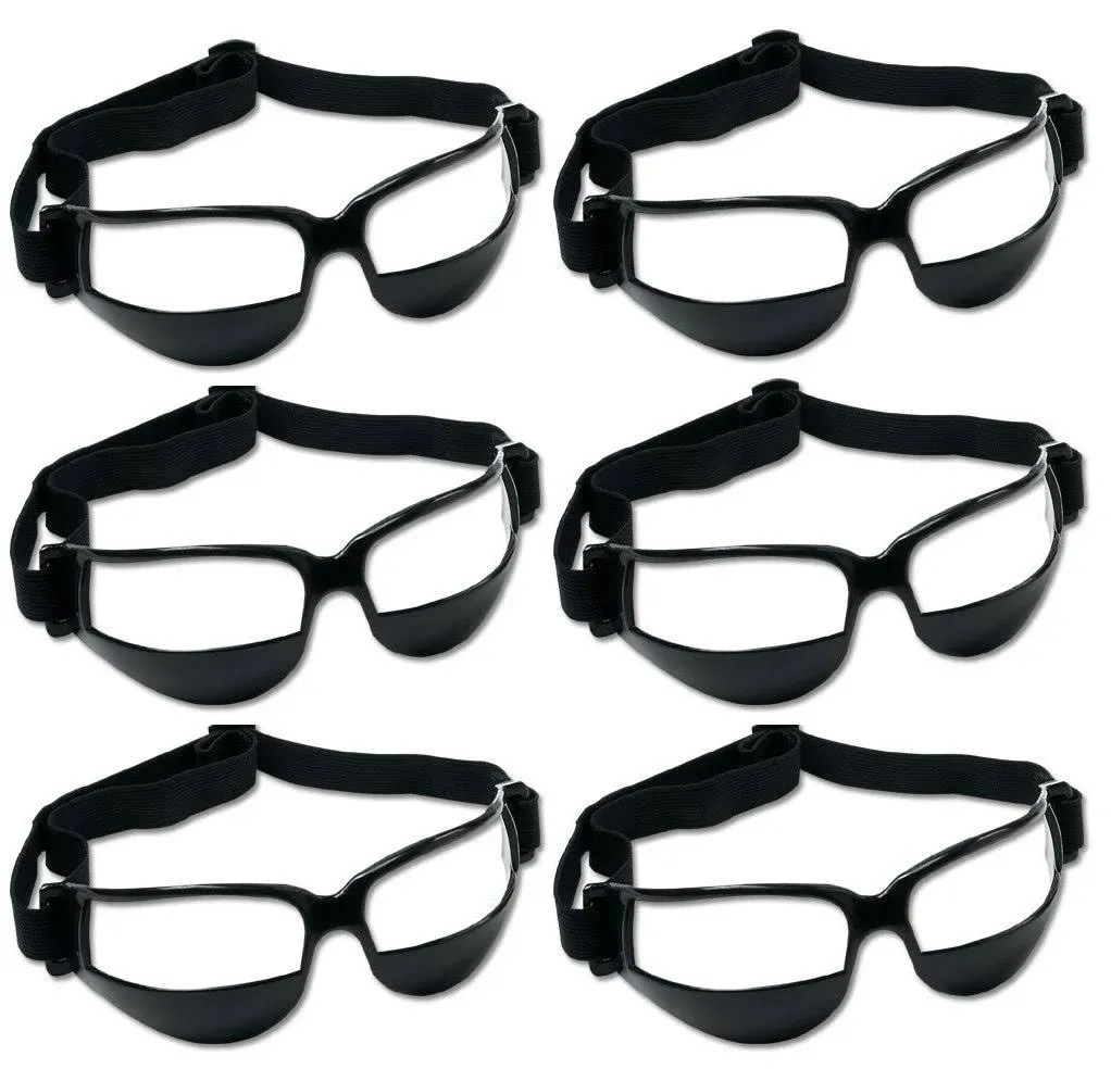 Unique Sports Dribble Specs Basketball Training Aid - 6 Pack, Black