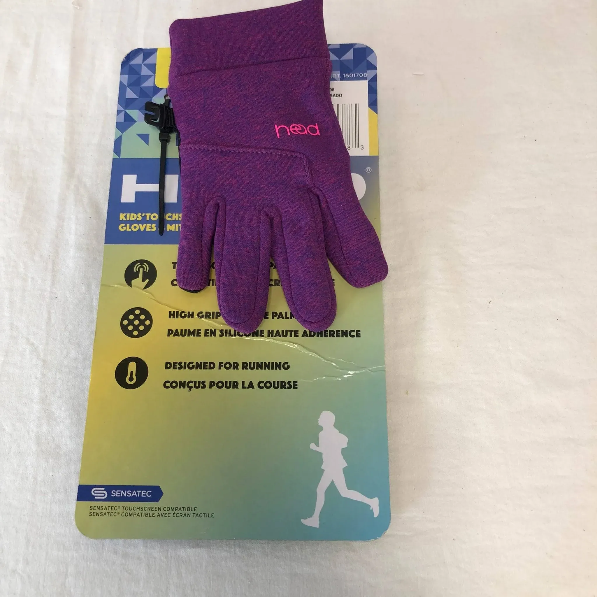 NWT HEAD Kids’ Touchscreen Gloves.  Small (4-6)  Pink