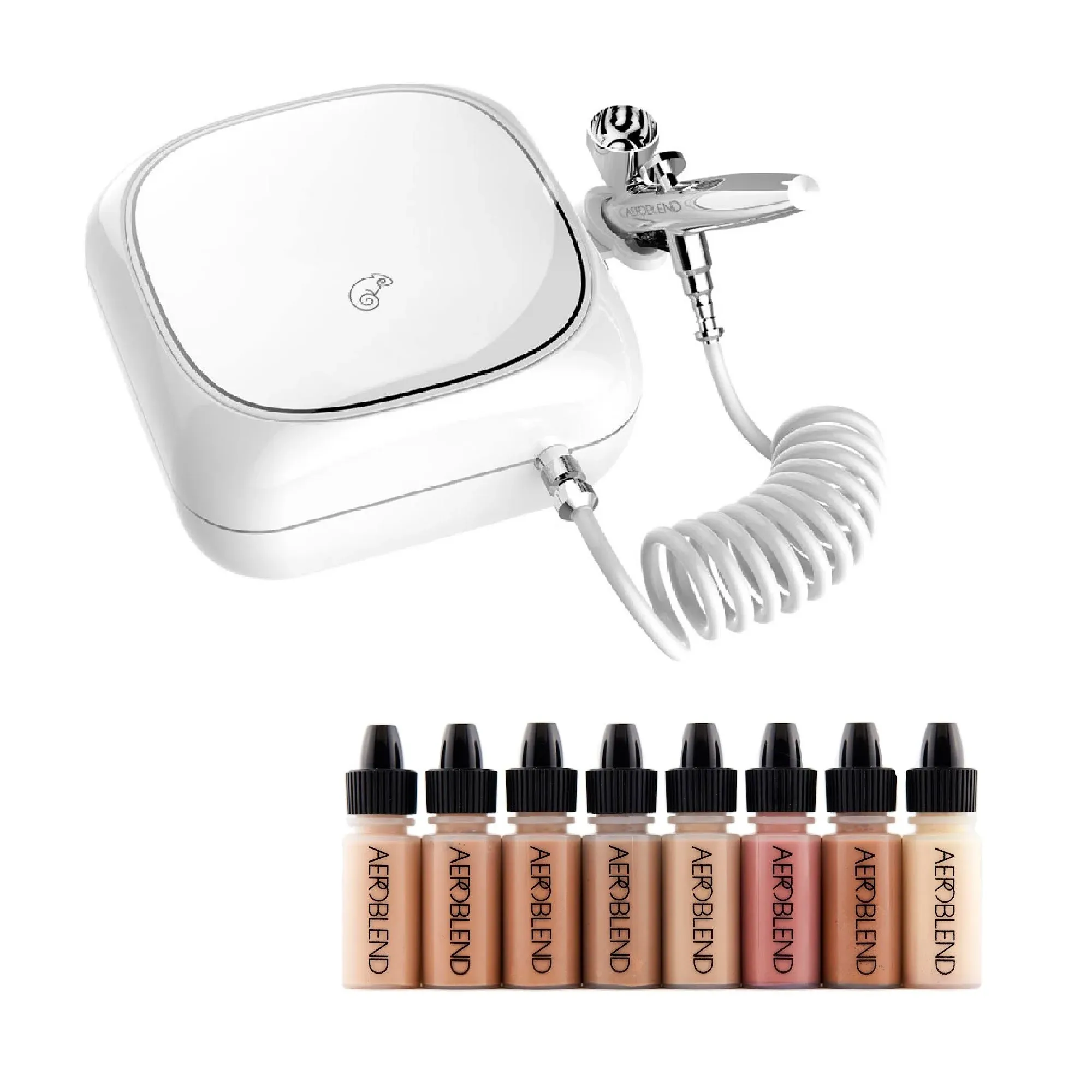 Aeroblend Airbrush Makeup Personal Starter Kit - Professional Cosmetic Airbrush ...