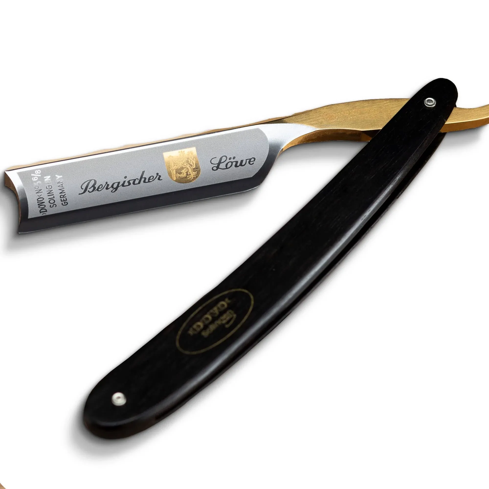 DOVO Carbon Ebony Shave Ready Swedish Steel Straight Razor