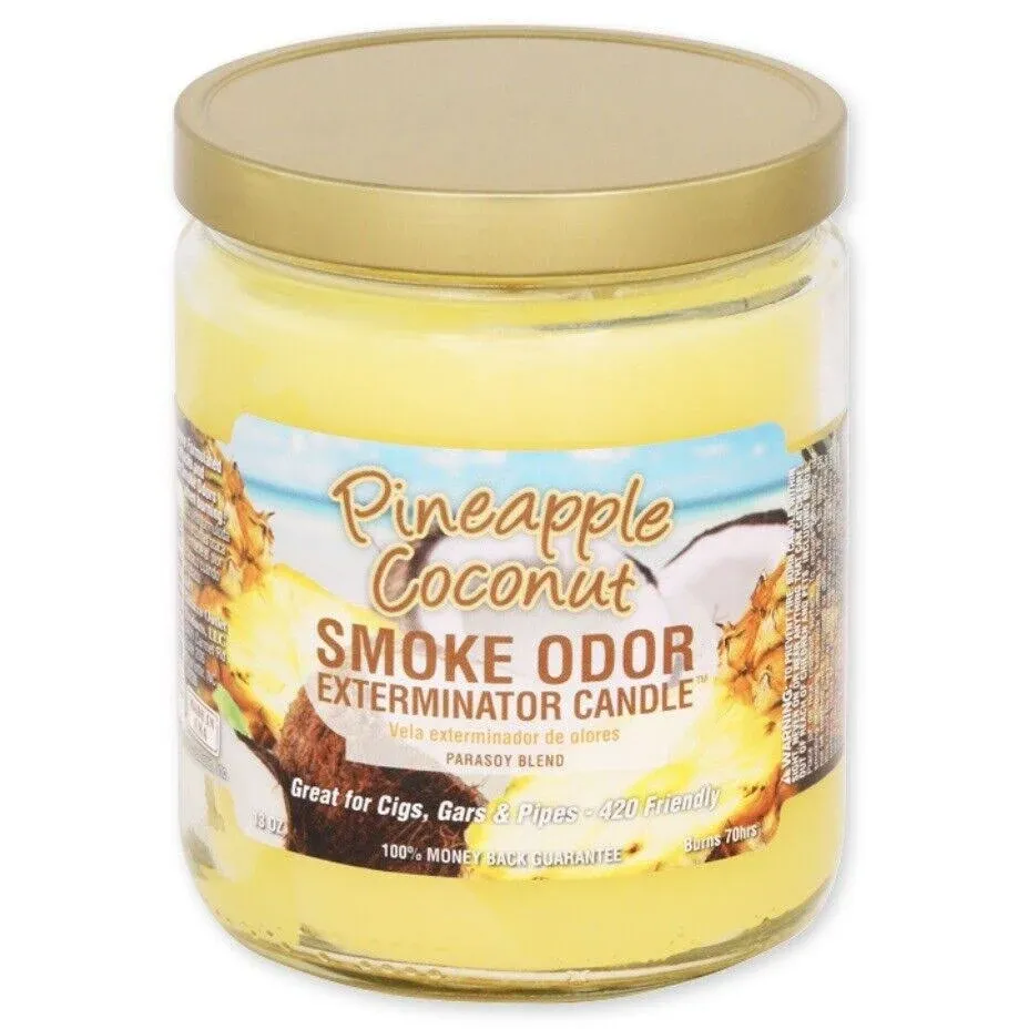 Smoke Odor Exterminator Candle, Pineapple and Coconut - 13 oz