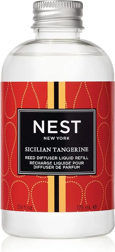 NEST Fragrances Sicilian Tangerine Reed Diffuser Liquid Refill, 5 Fluid OuncesNEST Fragrances Sicilian Tangerine Reed Diffuser Liq…