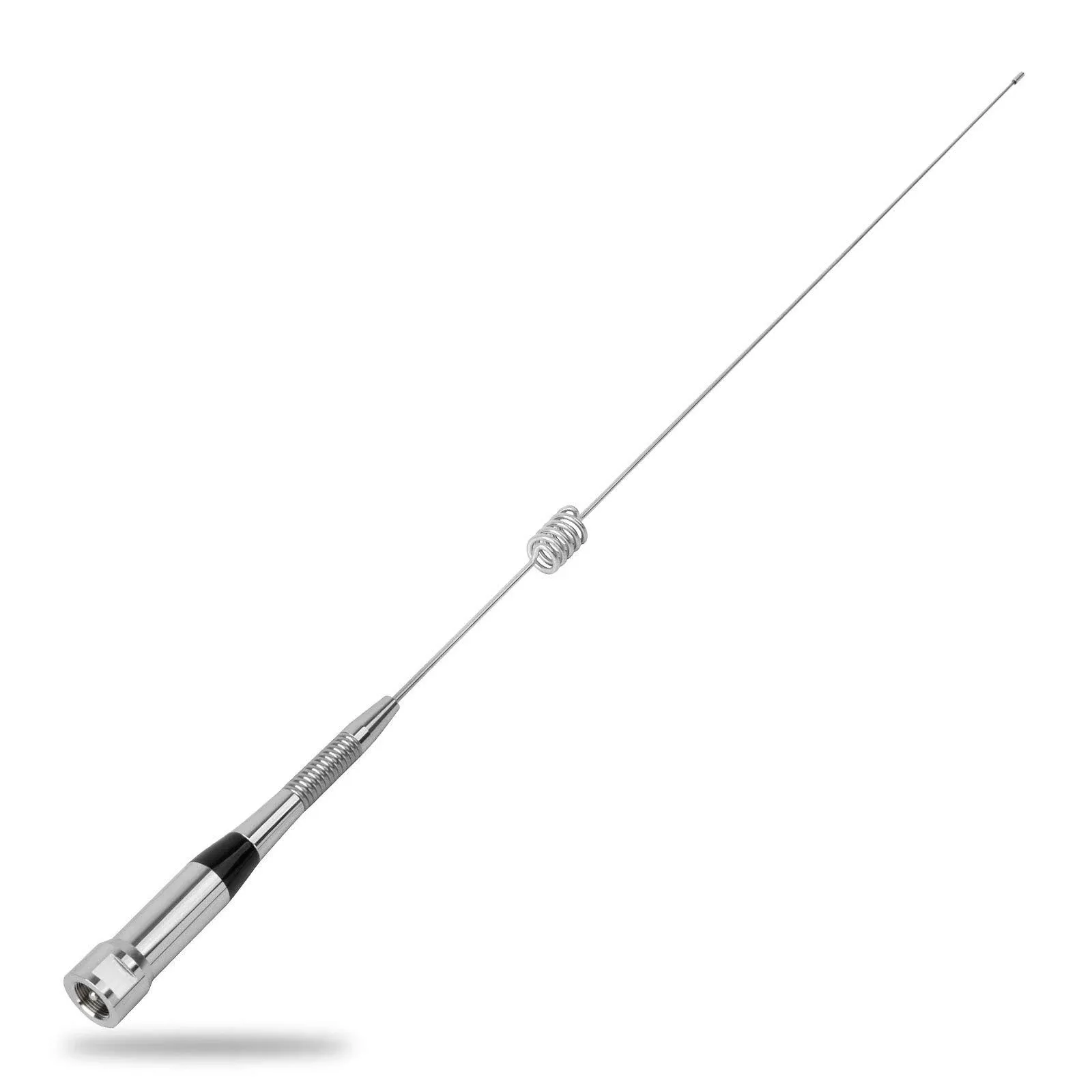 HYS TC-VUM10A 31inch 785mm Dual Band 144/430Mhz 2Meter 70cm 200W 3/5dBi Stainless Steel Mobile Antenna PL259 Connector for Yaesu Motorola