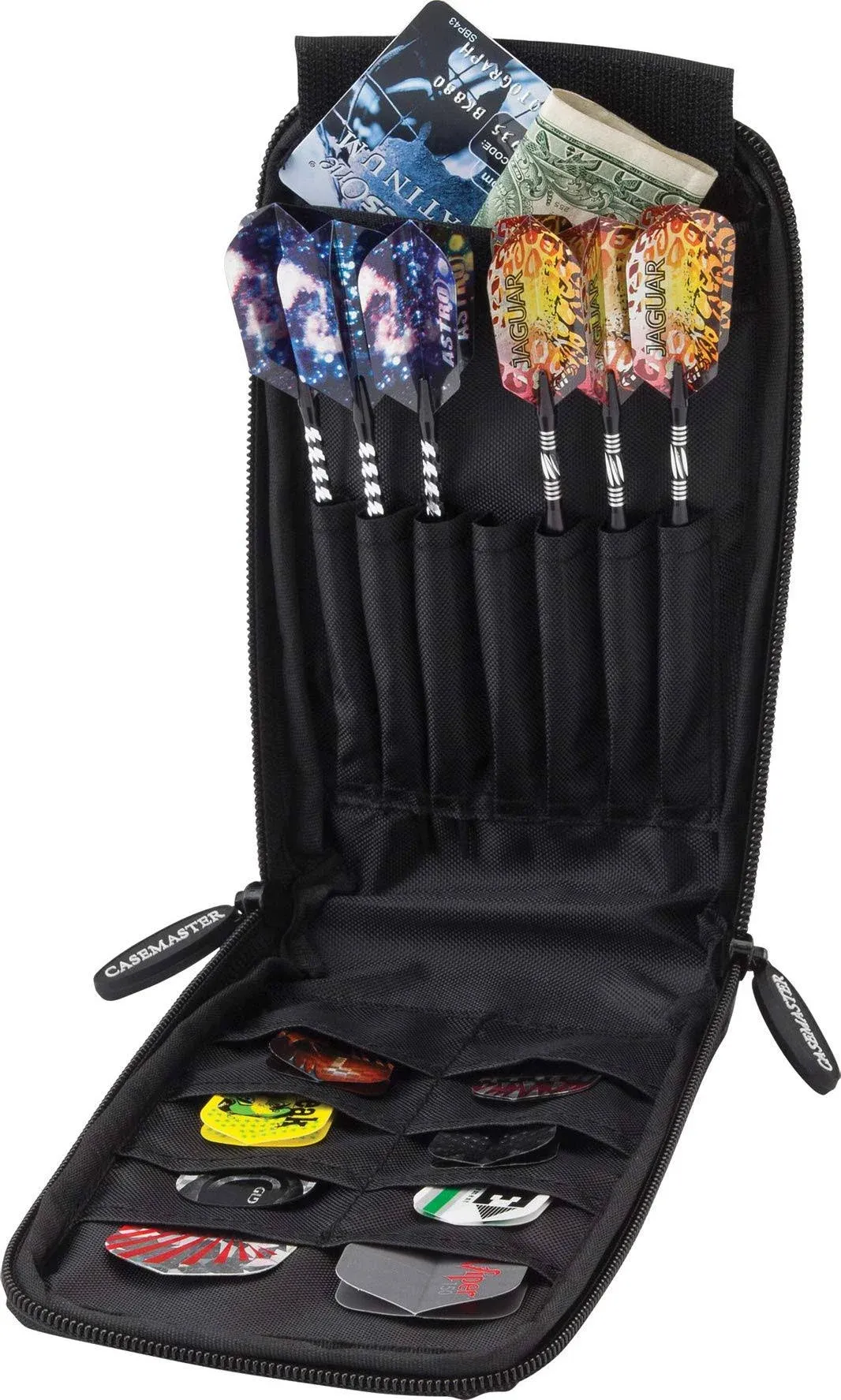 Casemaster Mini Pro Black Leather Dart Case