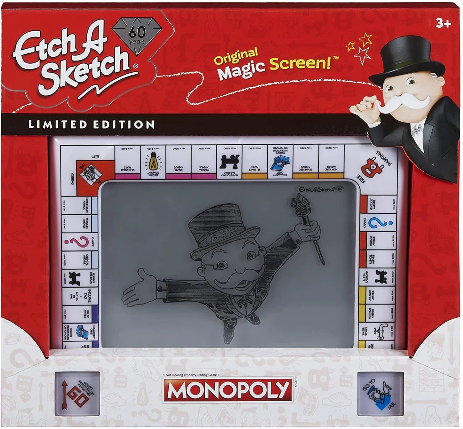 Etch A Sketch Monopoly Limited Edition Drawing Toy