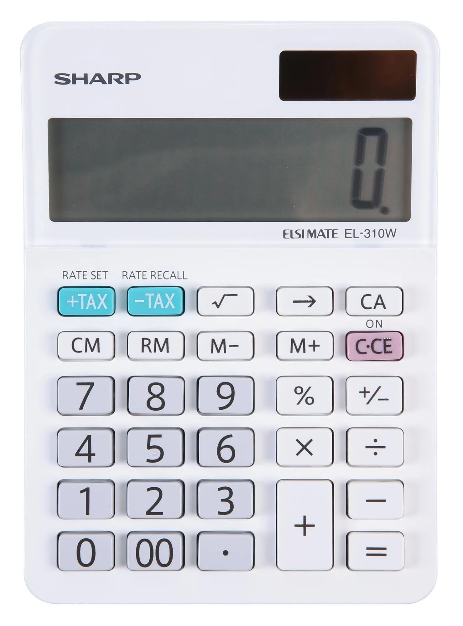 Sharp EL-310WB 8 Digit Professional Mini-Desktop Calculator