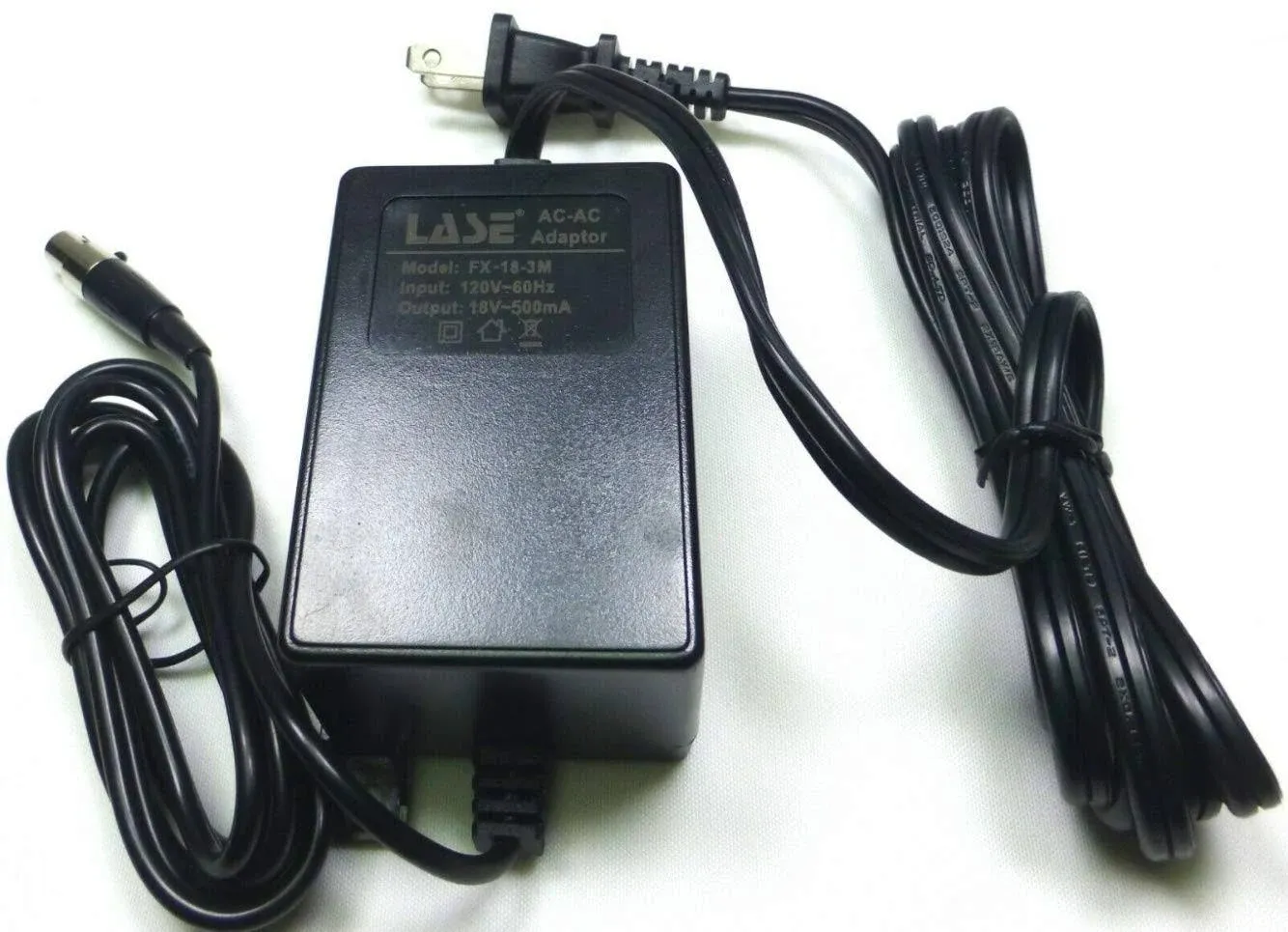 Lase Replacement Power Supply for Mackie 802-VLZ-3, 402-VLZ-3 Mixer Mini 3 Pin ...