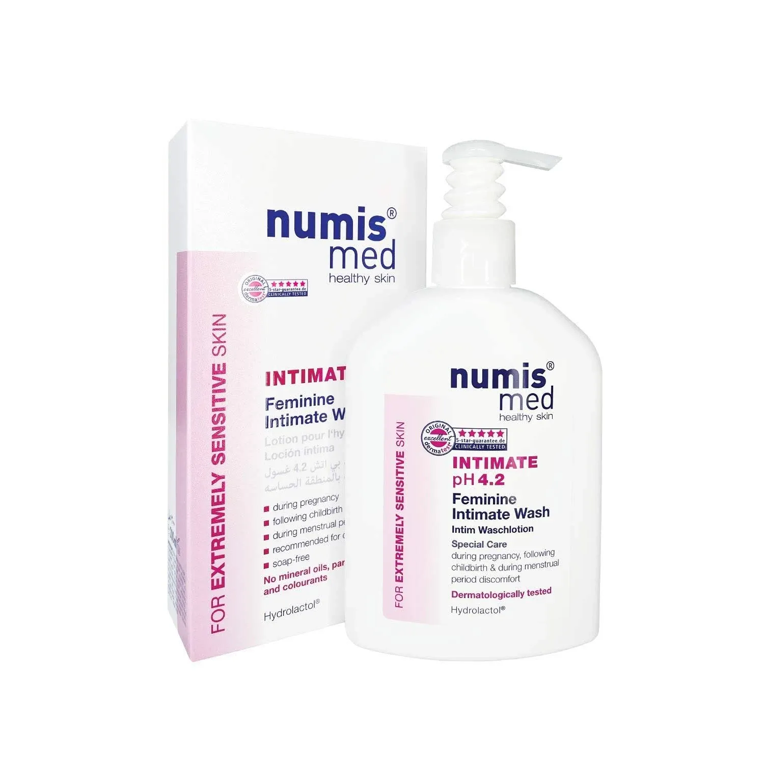 NUMIS Med - Intimate PH 4.2 Feminine Wash - for Extremely Sensitive Skin - 6 oz