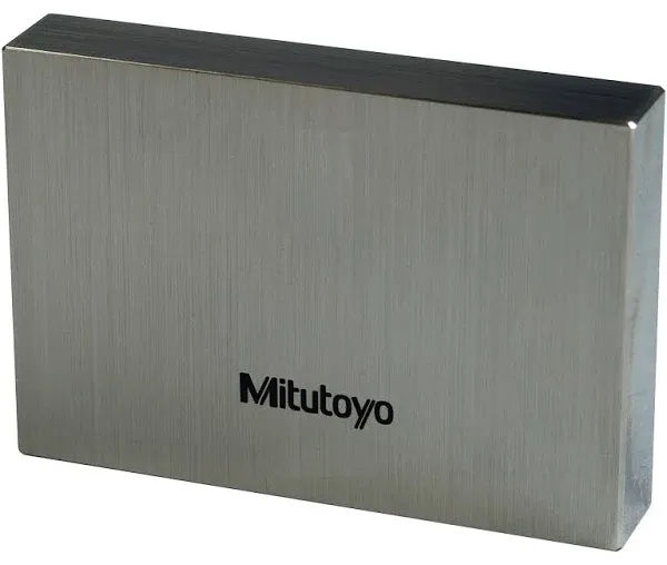 Mitutoyo Steel Rectangular Gage Block - Metric - Grade AS-1