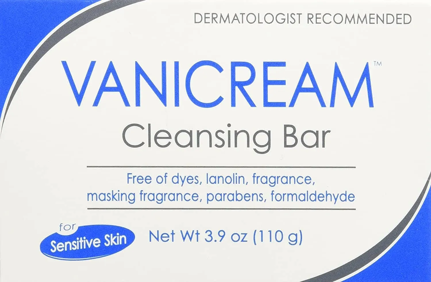 Vanicream Cleansing Bar 3.9 Oz (110 G) Pack of 2 by Vanicream