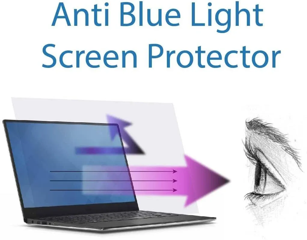 Anti Blue Light Screen Protector (3 Pack) for 14 Inches Laptop. Filter Out Blue Light and Relieve Computer Eye Strain to Help You Sleep Better