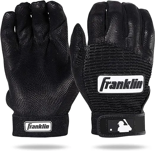 Franklin Sports MLB Baseball Batting Gloves - Pro Classic Batting Gloves for Baseball + Softball - Adult Men's + Youth Batting Glove Pairs