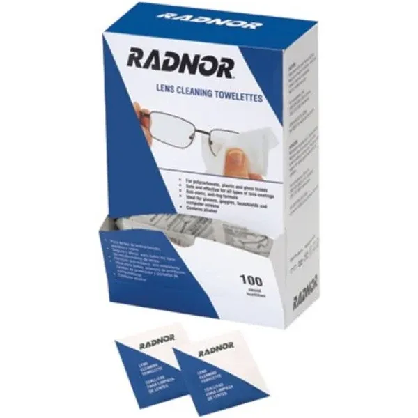 Radnor 5'' X 8'' Pre-Moistened Lens Cleaning Towel