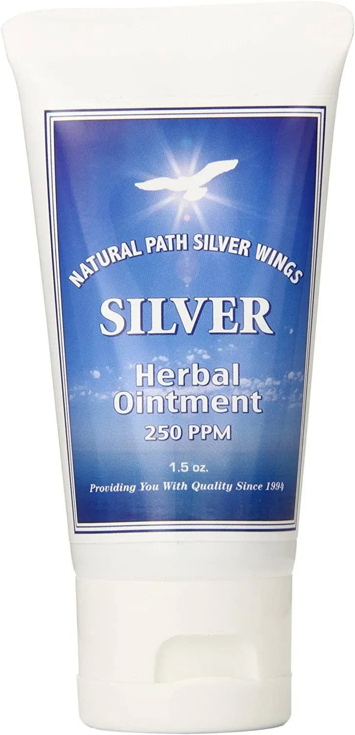 Natural Path Silver Wings Silver Herbal Ointment 250 ppm 1.5 oz