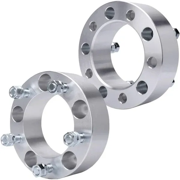 IRONTEK 2" 5x139.7mm Wheel Spacers (1/2" x20 Studs, 108mm Hub Bore) 5x5.5 to 5x5.5 fit Ford E150/F150 /Bronco, for Dodge Ram 1500 Van/B1500/W150, for Jeep CJ3 CJ5 CJ5A CJ6 CJ6A CJ7