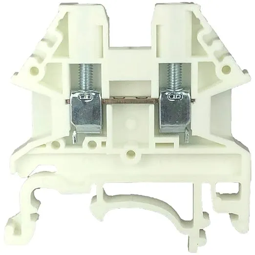 Dinkle White DK2 5n-we DIN Rail Terminal Block Screw Type UL 600V 20A 12-22AWG ...