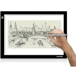 Huion L4S Protable Ultra-thin Pad Acrylic Panel Drawing Pad Powered By USB with Adjustable Brightness