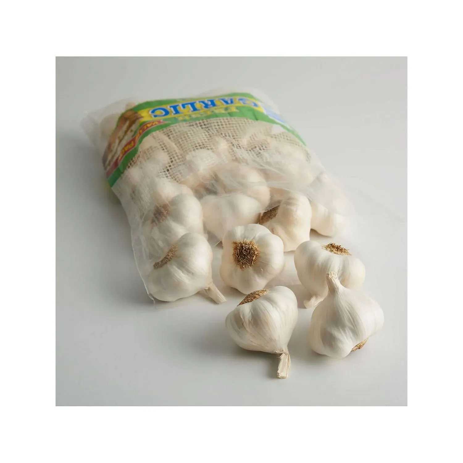 Whole Fresh Garlic Bulbs 4 lbs (2 Bags of 2 lbs) Product of USA