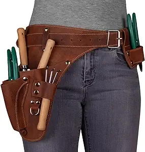 Garden Florist Tool Belt for Women&amp;Men. Tool Belt for Electrician, Carpenter an