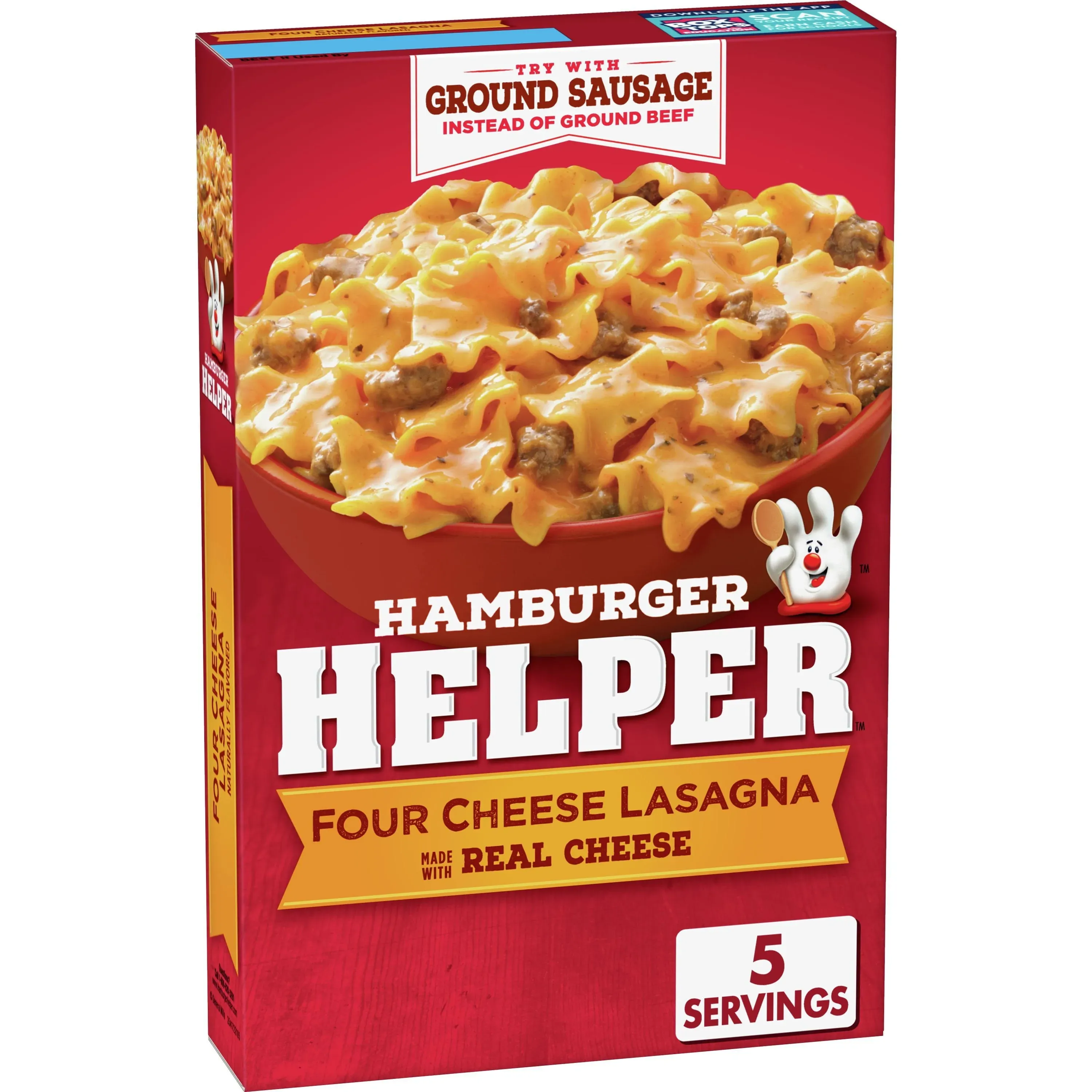 Hamburger Helper Four Cheese Lasagna