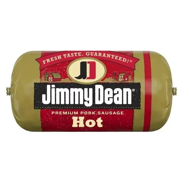 Salutem Vita - Jimmy Dean Premium Pork Sausage Hot Breakfast Sausage Roll, 16 Oz