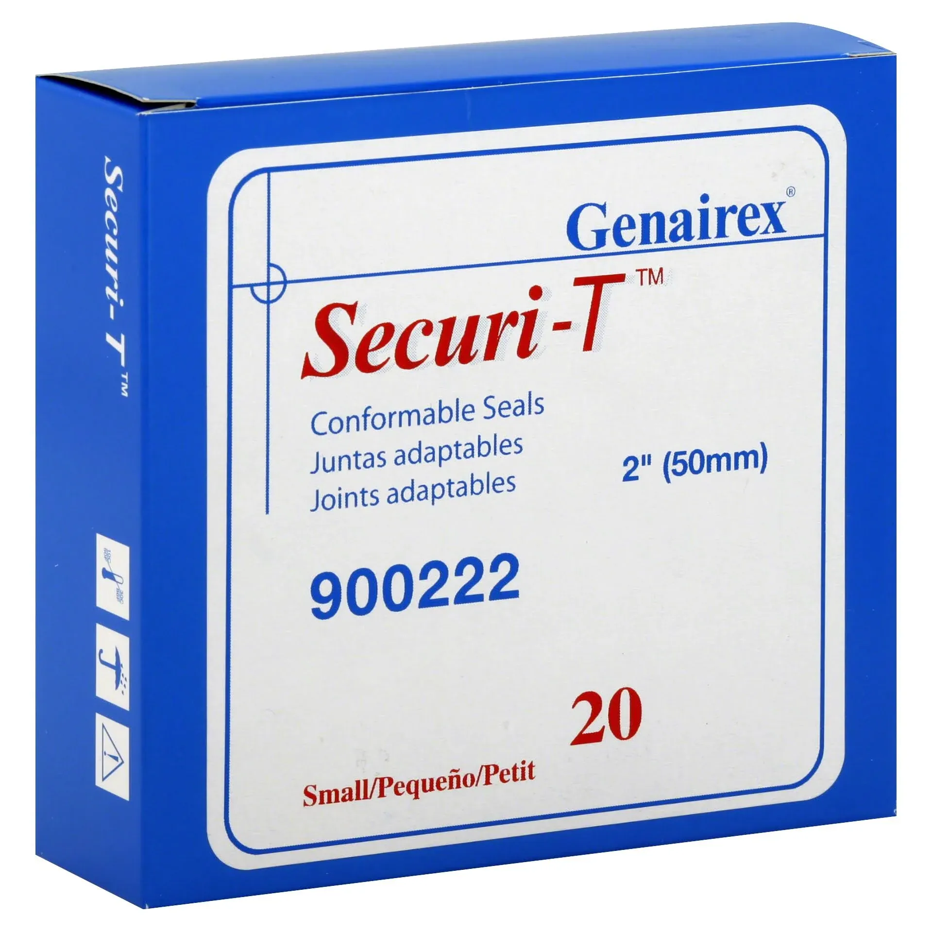 Genairex Securi-T Conformable Seals, 2 Inch, Small - 20 seals