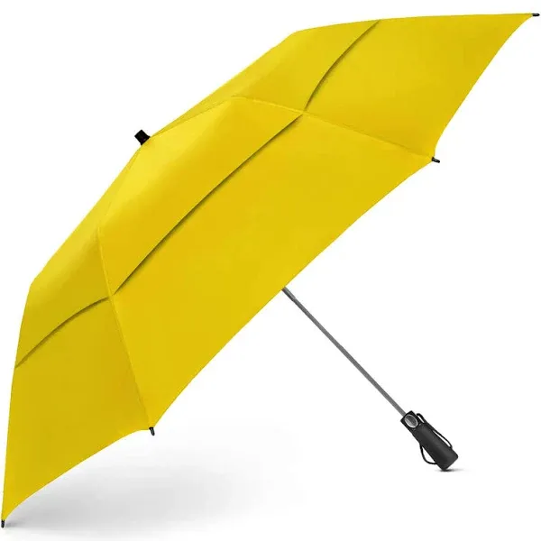 EEZ-Y Golf Umbrella - 58 Inch Windproof Rain Umbrellas w/Double Canopy - Compact, Portable & Break Resistant for Travel