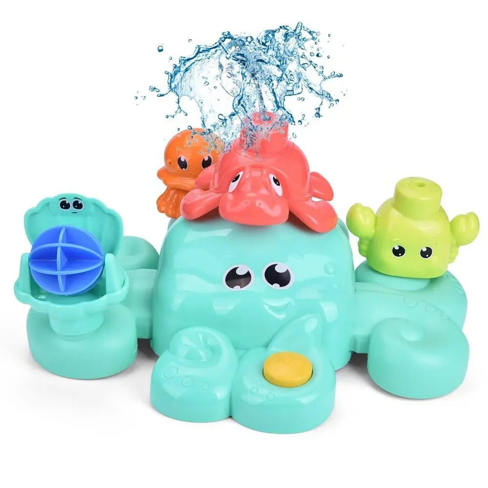 Fun Little Toys Bath Toys for Toddlers, 5 Pcs Bath Tub Toys Set, Spray Water Toys ...