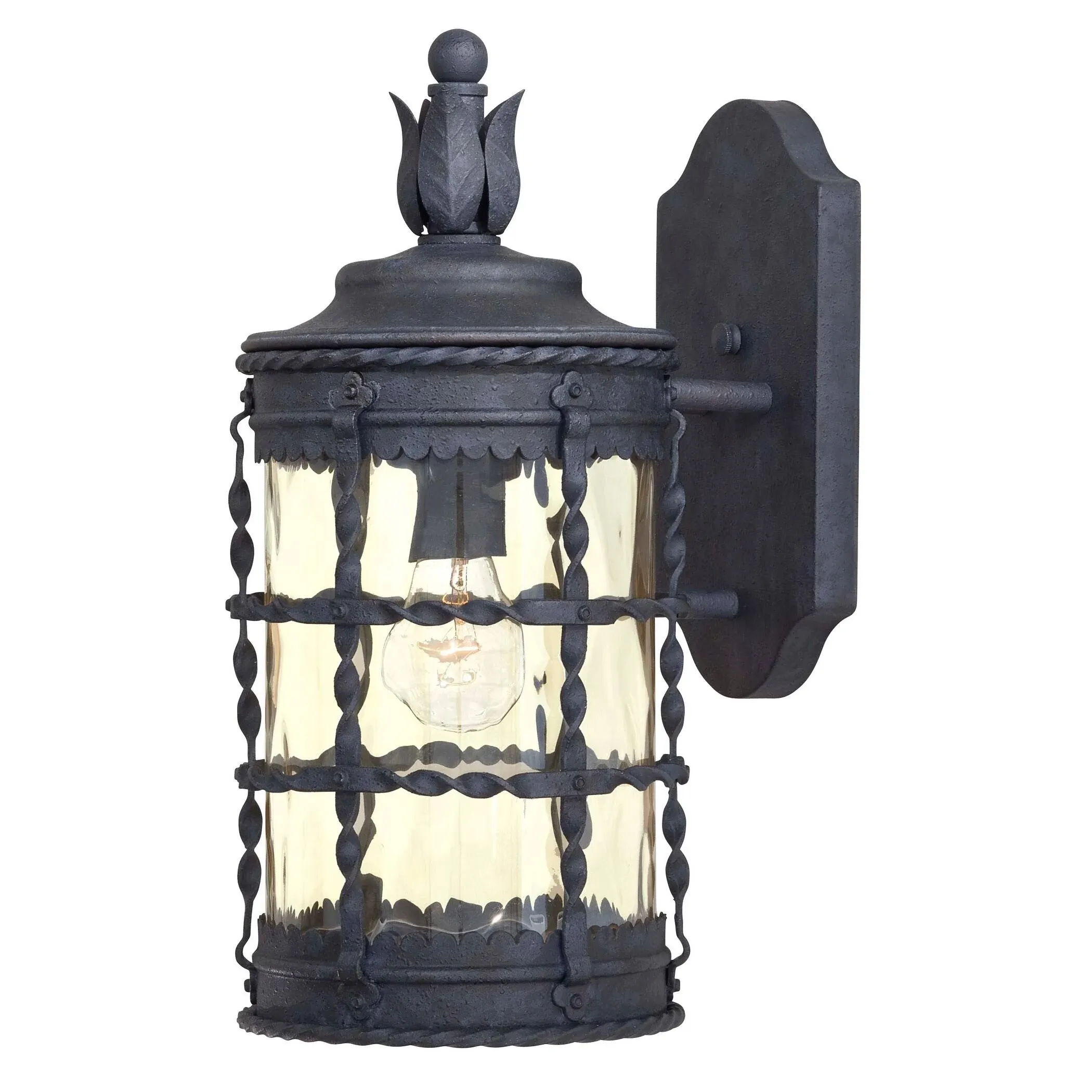 Minka Lavery Mallorca 1 Light Wall Mount - Spanish Iron - 8880-A39