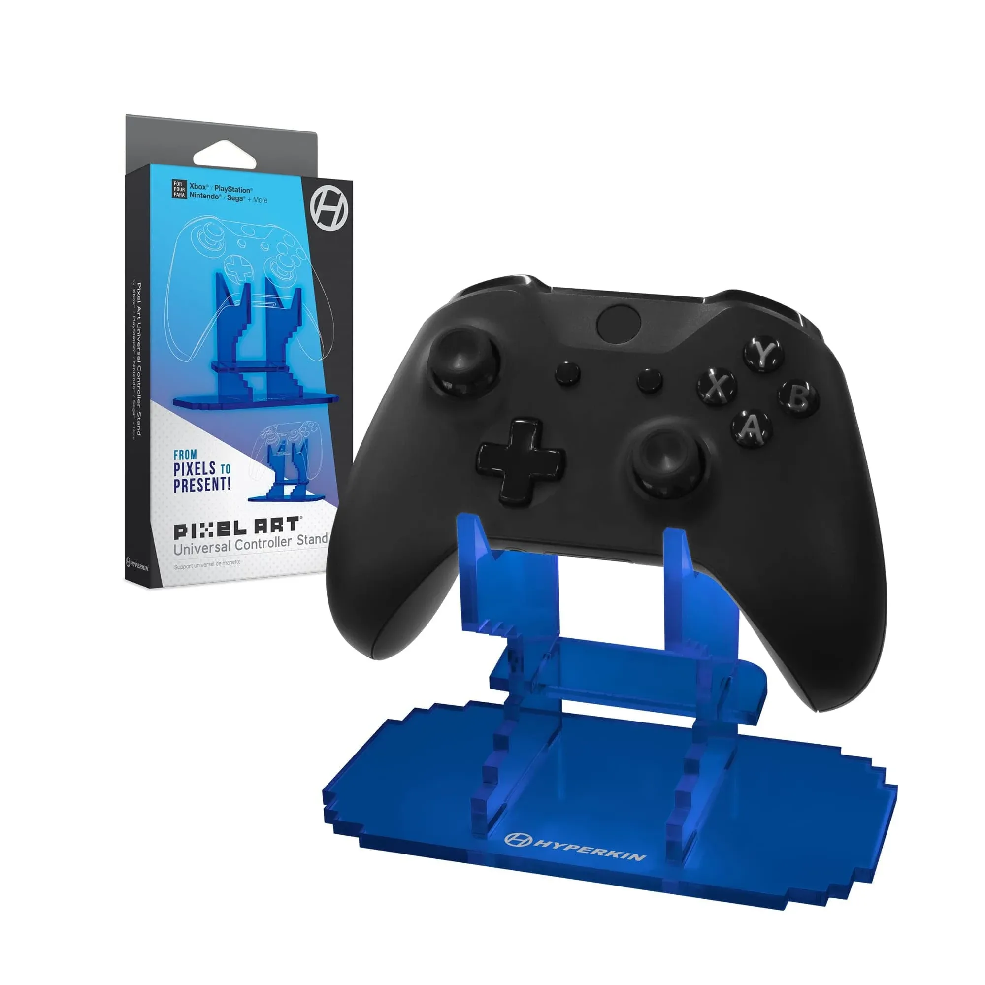 Hyperkin Pixel Art Universal Controller Stand for Xbox / PlayStation / Nintendo ...