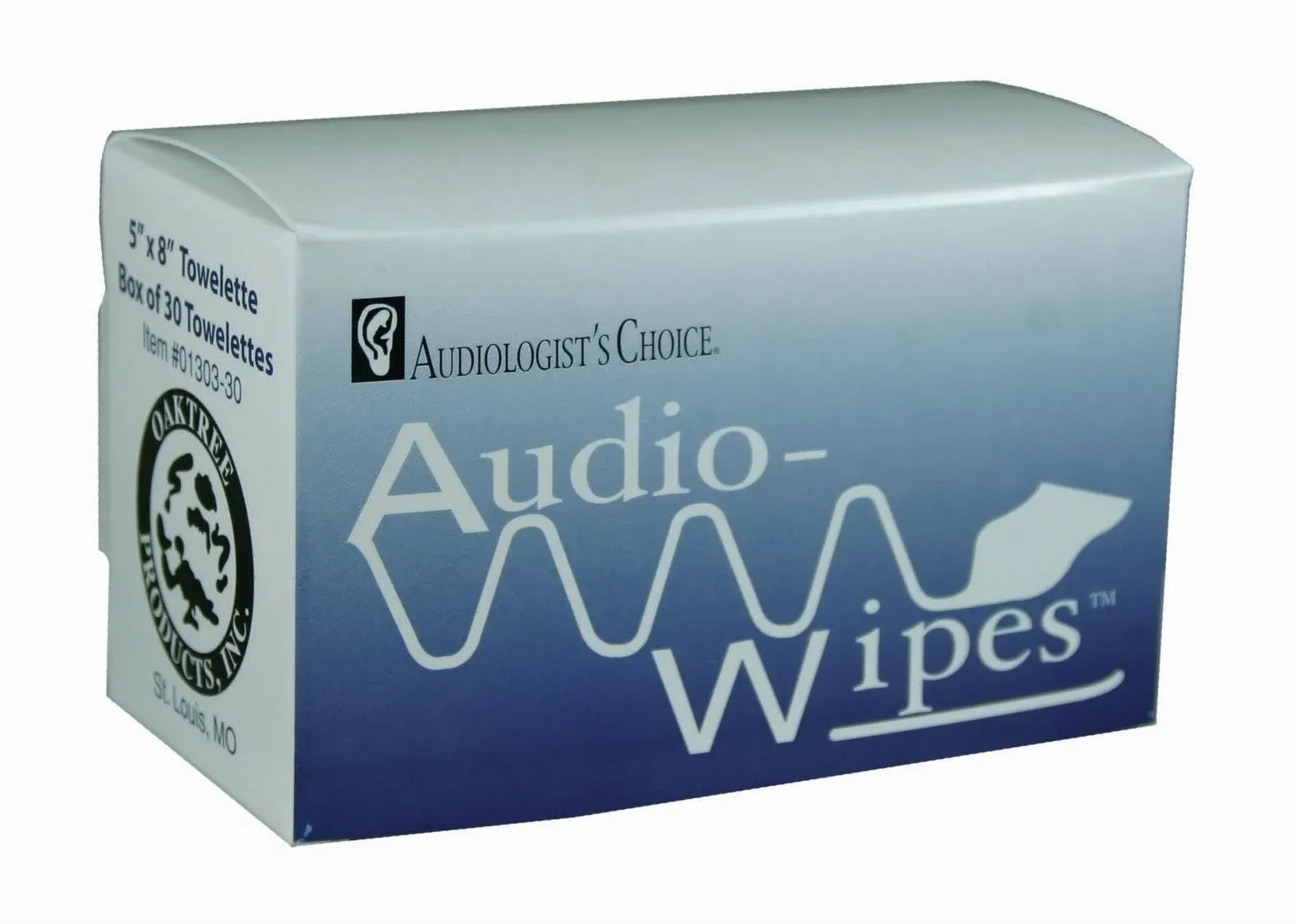 Audiowipes Individually Packaged Towelettes - Box of 30