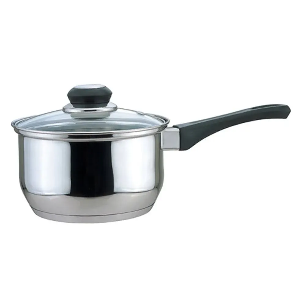 Culinary Edge 01001 Saucepan with Glass Cover 1-Quart