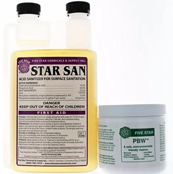 Home Brew Ohio Star San 32 oz and PBW 1 lb