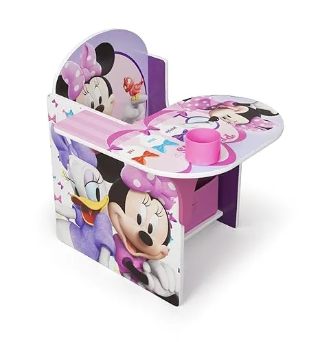 Delta Children Minnie Mouse Chair Desk with Storage Bin